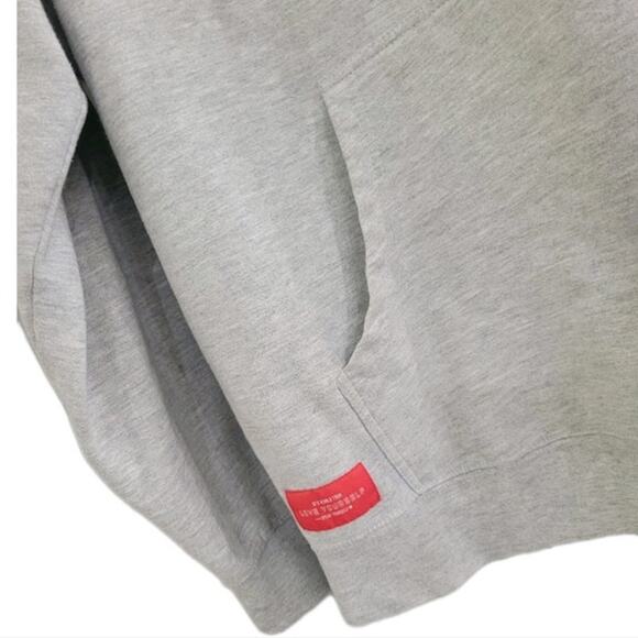 BTS Big Hit Official‎ Tour Sweatshirt Gray Size M/L Graphic Back K-Pop Merch - Picture 5 of 12